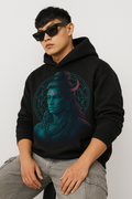 Shiva Portrait Hoodie – Premium 300 GSM Cotton Streetwear | Lumino Clothing India