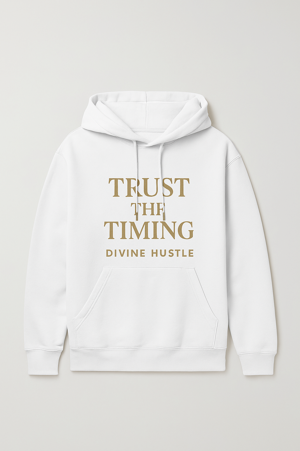 Trust The Timing Hoodie – Premium 300 GSM Unisex Streetwear | Lumino Clothing India