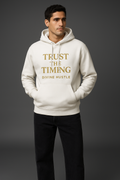 Trust The Timing Hoodie – Premium 300 GSM Unisex Streetwear | Lumino Clothing India