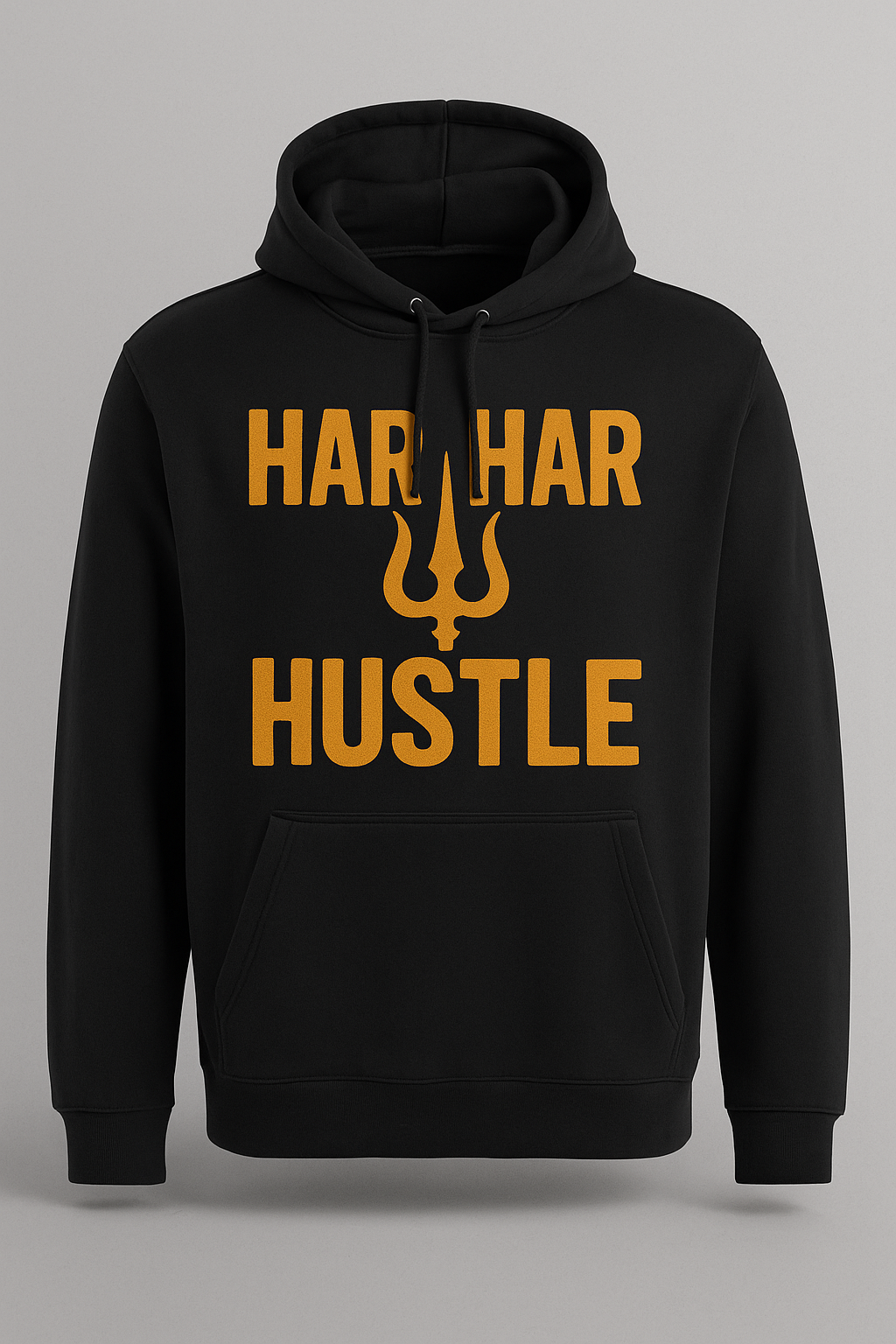 Har Har Hustle Hoodie – 300 GSM Heavy Cotton | Indian Streetwear | Lumino Clothing
